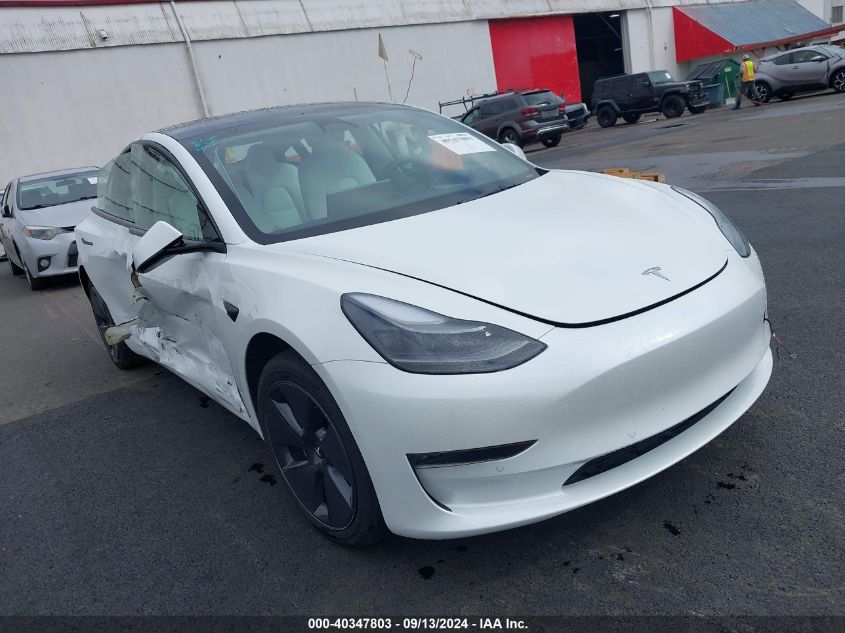 2022 TESLA MODEL 3 LONG RANGE DUAL MOTOR ALL-WHEEL DRIVE - 5YJ3E1EB9NF348208