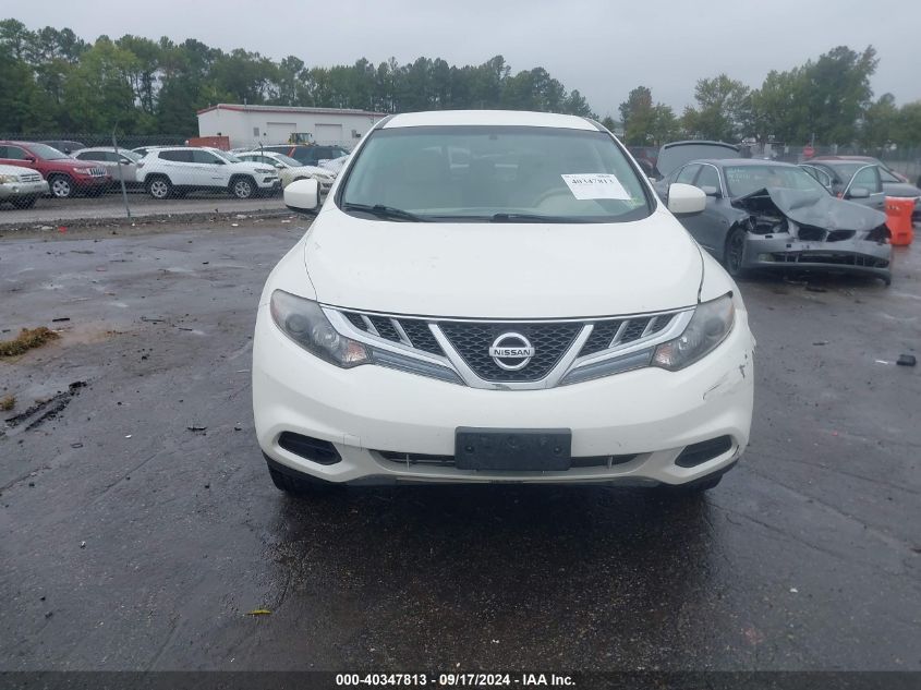 2013 Nissan Murano S VIN: JN8AZ1MU7DW211880 Lot: 40347813