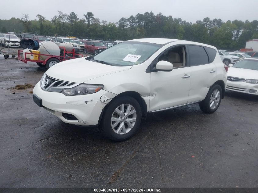 2013 Nissan Murano S VIN: JN8AZ1MU7DW211880 Lot: 40347813