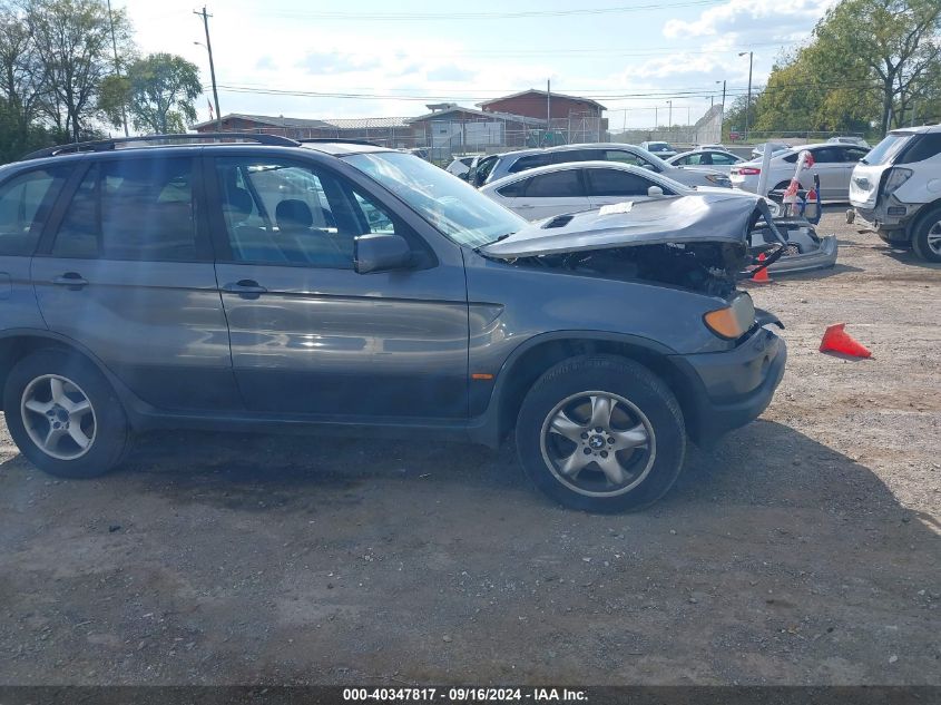 2003 BMW X5 3.0I VIN: 5UXFA53523LV81563 Lot: 40347817