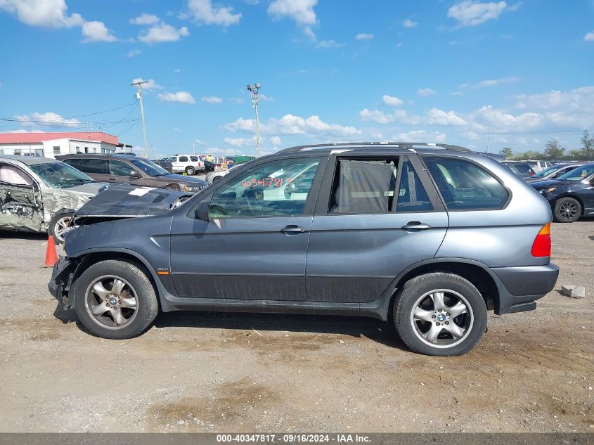 2003 BMW X5 3.0I VIN: 5UXFA53523LV81563 Lot: 40347817