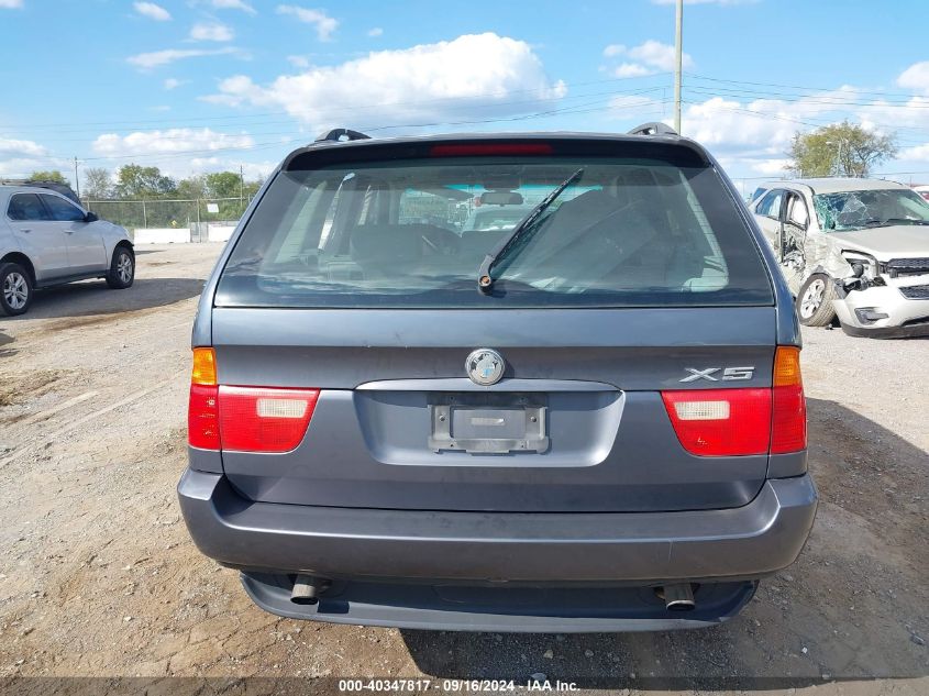 2003 BMW X5 3.0I VIN: 5UXFA53523LV81563 Lot: 40347817