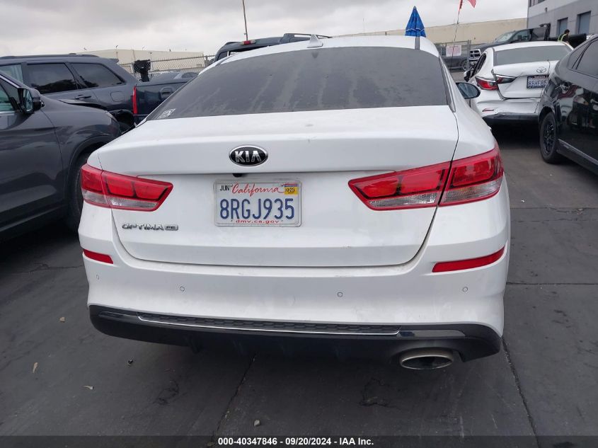 2020 Kia Optima Lx VIN: 5XXGT4L36LG411666 Lot: 40347846