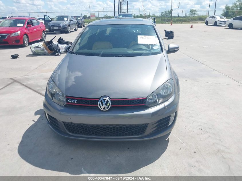 2013 Volkswagen Gti 2-Door VIN: WVWEV7AJXDW011453 Lot: 40347847