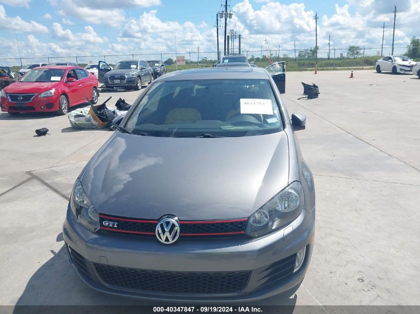 2013 Volkswagen Gti 2-Door VIN: WVWEV7AJXDW011453 Lot: 40347847