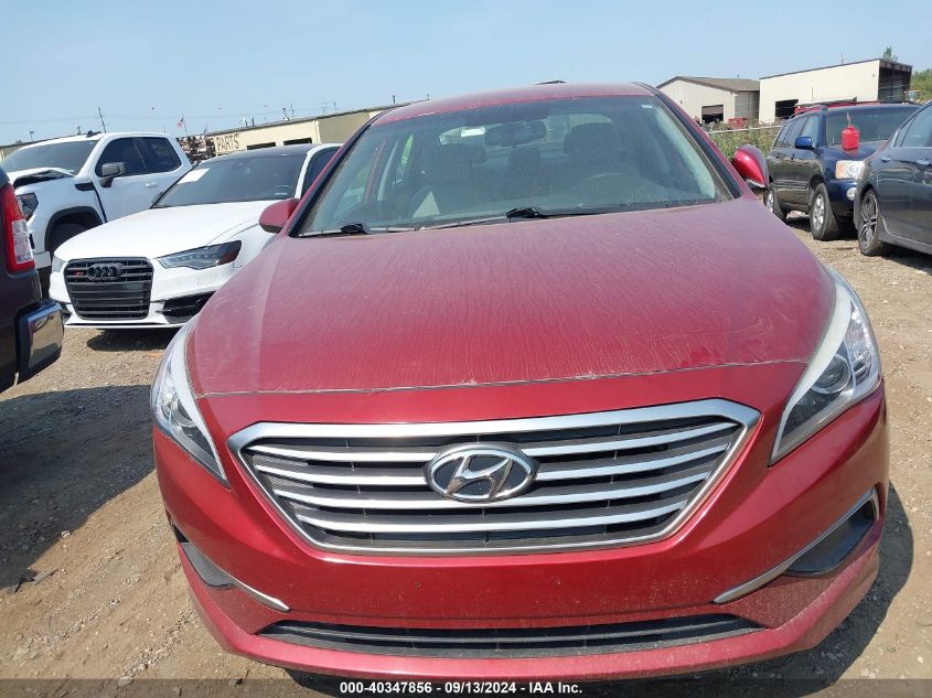 2016 Hyundai Sonata Se VIN: 5NPE24AF8GH265093 Lot: 40347856