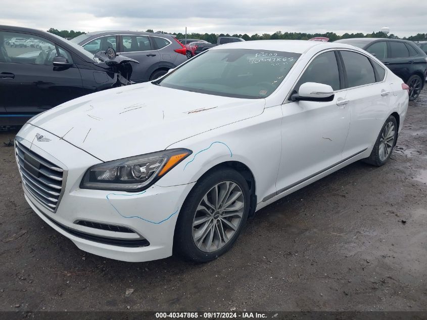 2017 Genesis G80 3.8 VIN: KMHGN4JE8HU188154 Lot: 40347865