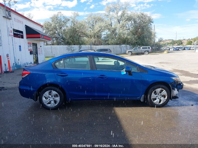 2013 Honda Civic Lx VIN: 19XFB2F52DE052343 Lot: 40347881