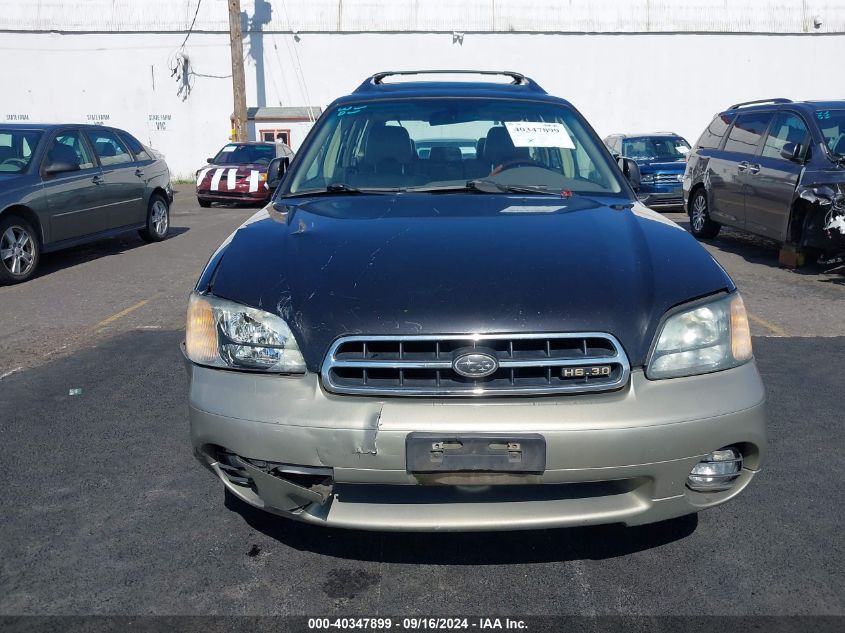 2002 Subaru Outback H6-3.0 L.l. Bean Edition VIN: 4S3BH806027626730 Lot: 40347899