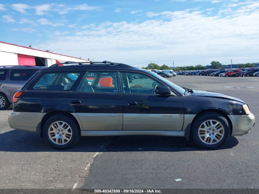 2002 Subaru Outback H6-3.0 L.l. Bean Edition VIN: 4S3BH806027626730 Lot: 40347899