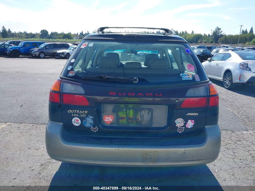 2002 Subaru Outback H6-3.0 L.l. Bean Edition VIN: 4S3BH806027626730 Lot: 40347899