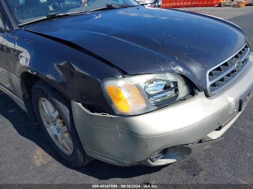 2002 Subaru Outback H6-3.0 L.l. Bean Edition VIN: 4S3BH806027626730 Lot: 40347899