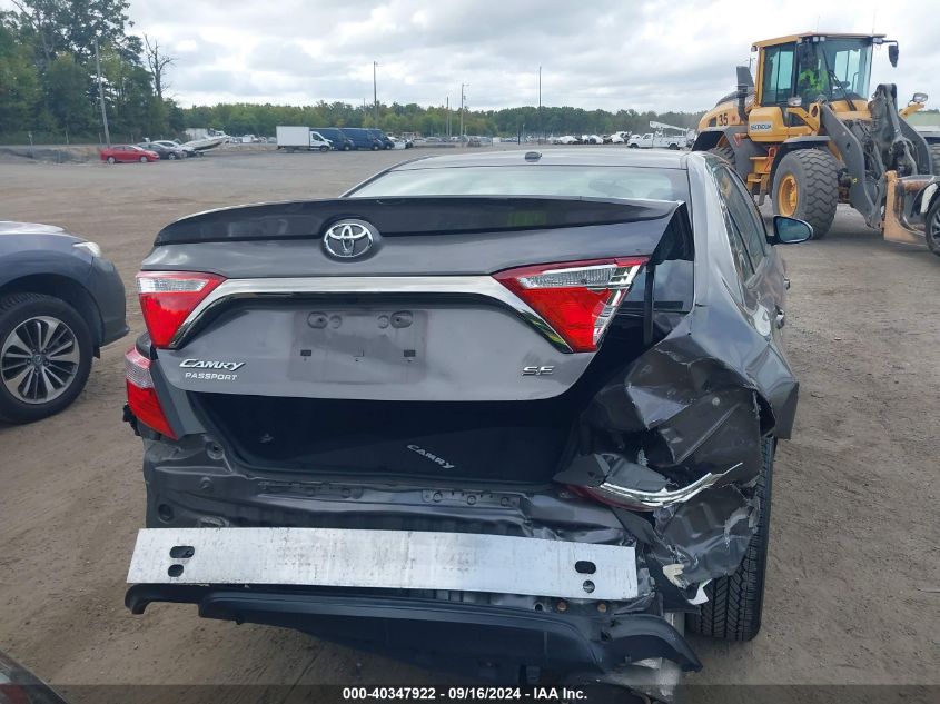 2016 Toyota Camry Se VIN: 4T1BF1FK0GU126413 Lot: 40347922