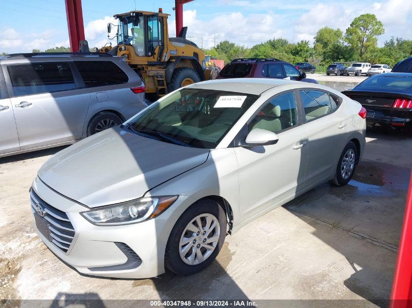 2017 Hyundai Elantra Se VIN: 5NPD74LF2HH139484 Lot: 40347948