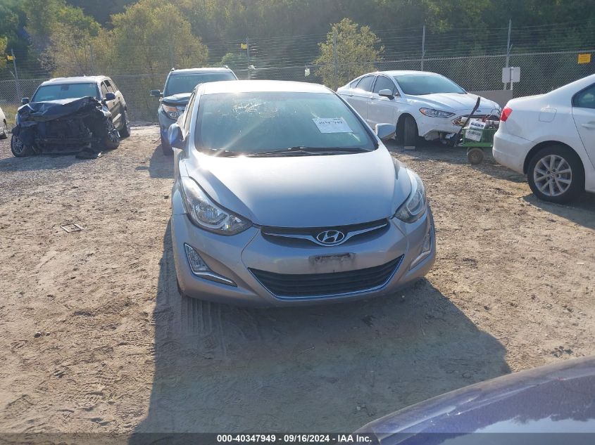 2016 Hyundai Elantra Se/Sport/Limited VIN: 5NPDH4AE5GH730513 Lot: 40347949