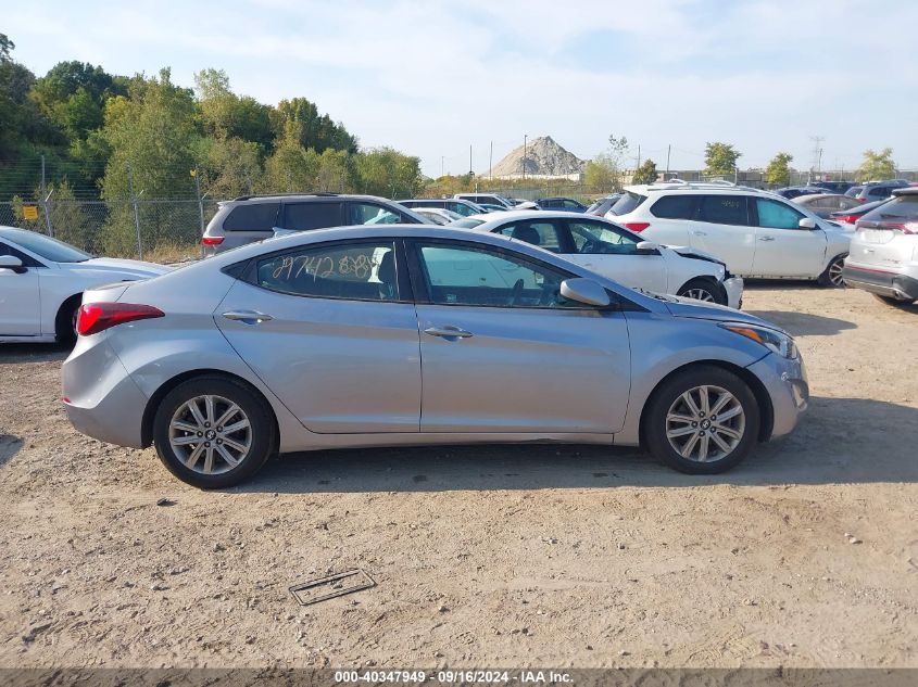 2016 Hyundai Elantra Se/Sport/Limited VIN: 5NPDH4AE5GH730513 Lot: 40347949