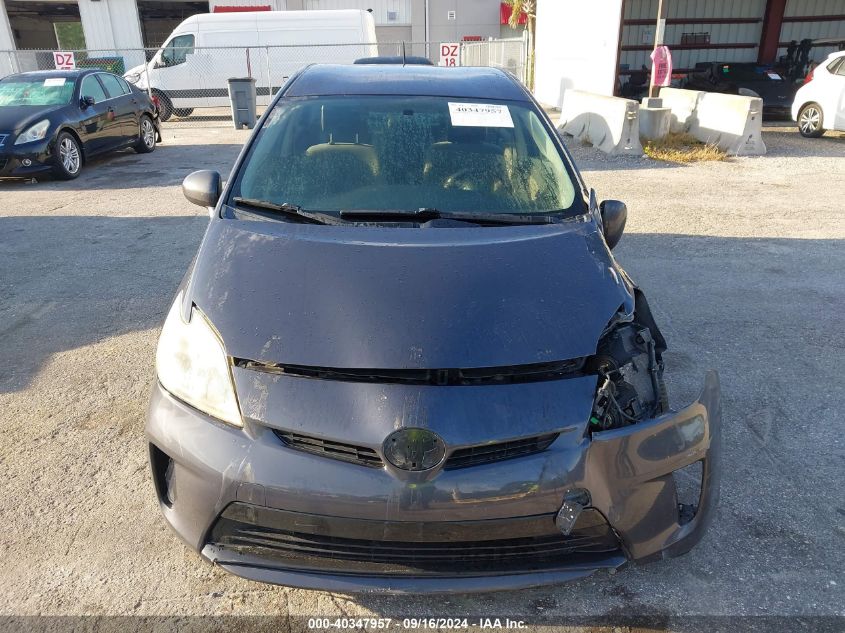 2014 Toyota Prius Two VIN: JTDKN3DU0E0362992 Lot: 40347957