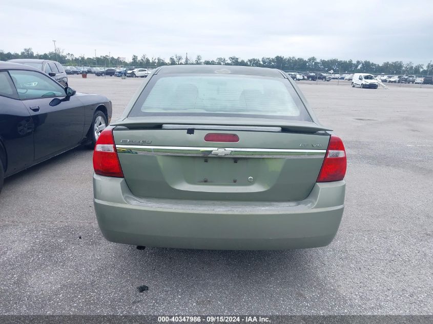 2006 Chevrolet Malibu Lt VIN: 1G1ZT51836F117568 Lot: 40347986