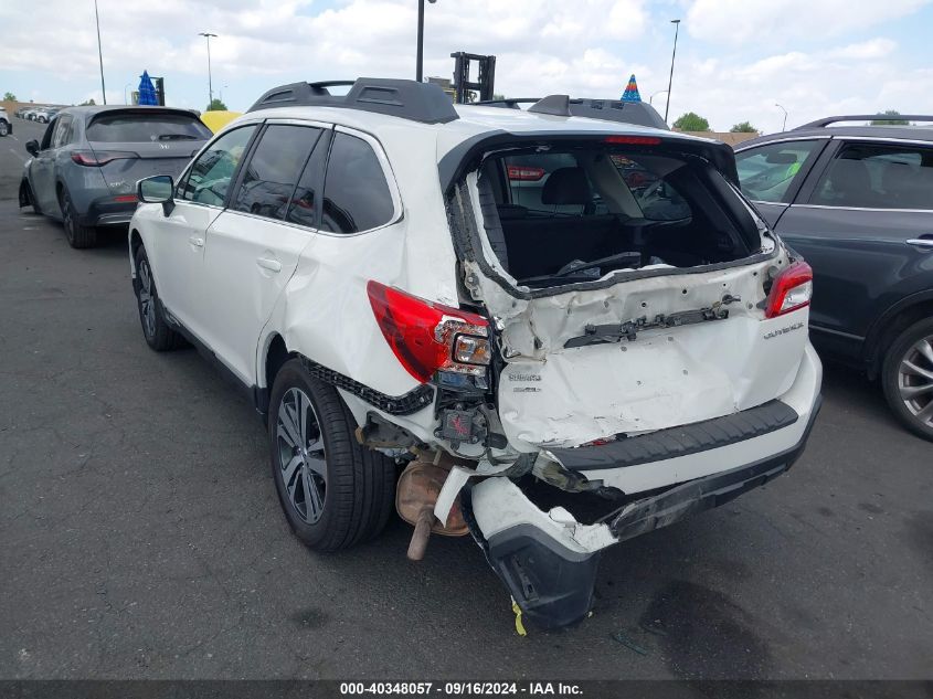 2018 Subaru Outback 2.5I Limited VIN: 4S4BSANC6J3244646 Lot: 40348057