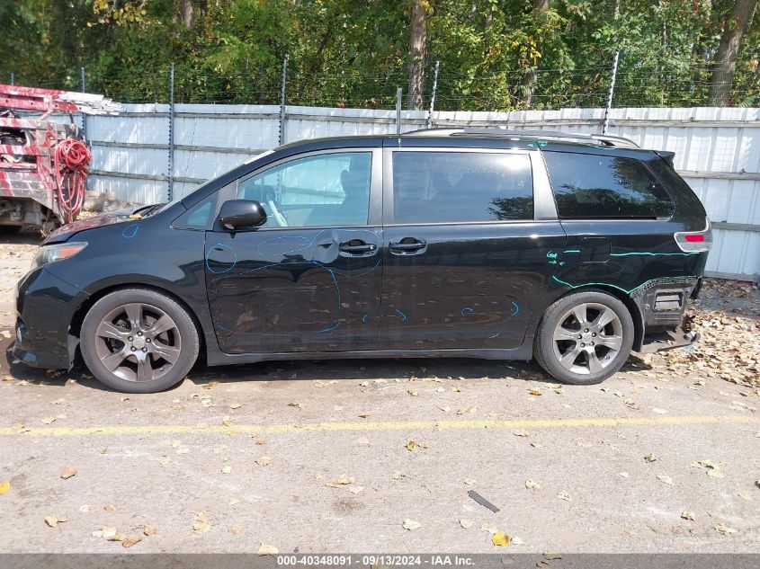 2011 Toyota Sienna Se VIN: 5TDXK3DC3BS131891 Lot: 40348091