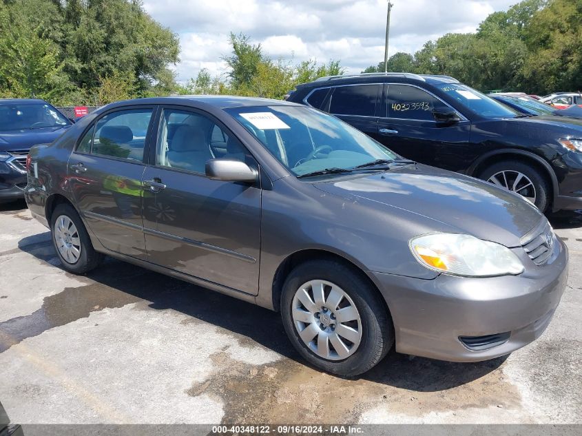 2003 Toyota Corolla Le VIN: 1NXBR32E93Z093926 Lot: 40348122