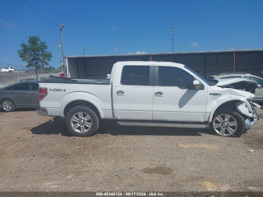 2012 Ford F-150 Lariat VIN: 1FTFW1EF1CFC89600 Lot: 40348124