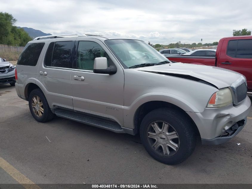 2004 Lincoln Aviator VIN: 5LMEU88H64ZJ28224 Lot: 40348174