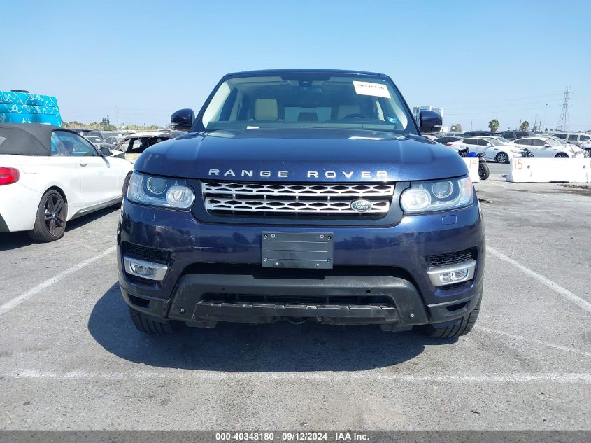 2014 Land Rover Range Rover Sport 3.0L V6 Supercharged Hse VIN: SALWR2WFXEA338104 Lot: 40348180