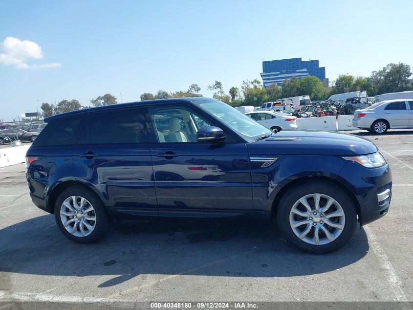 2014 Land Rover Range Rover Sport 3.0L V6 Supercharged Hse VIN: SALWR2WFXEA338104 Lot: 40348180