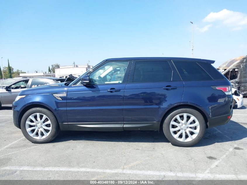 2014 Land Rover Range Rover Sport 3.0L V6 Supercharged Hse VIN: SALWR2WFXEA338104 Lot: 40348180