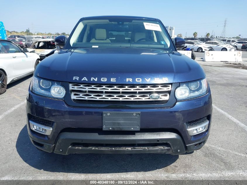 2014 Land Rover Range Rover Sport 3.0L V6 Supercharged Hse VIN: SALWR2WFXEA338104 Lot: 40348180