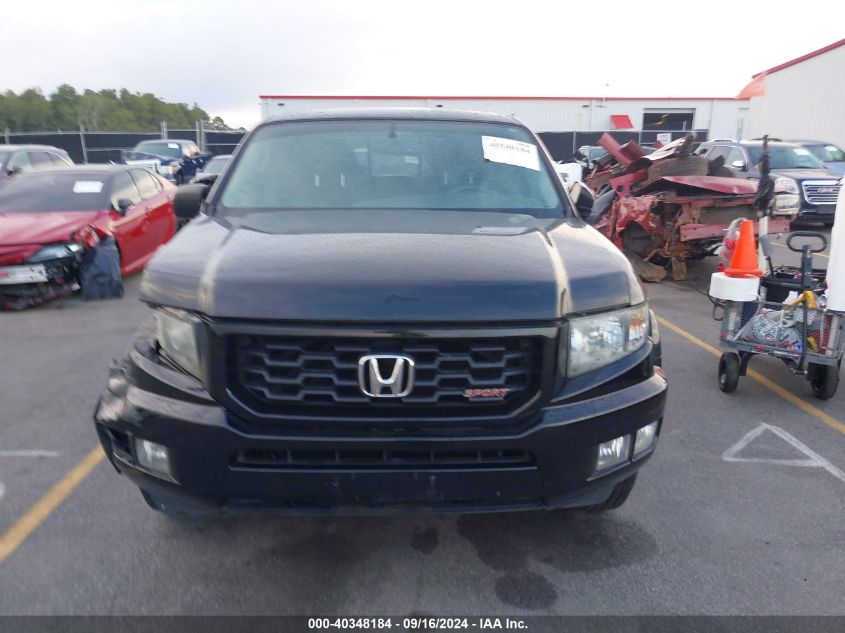 2013 Honda Ridgeline Sport VIN: 5FPYK1F79DB001623 Lot: 40348184