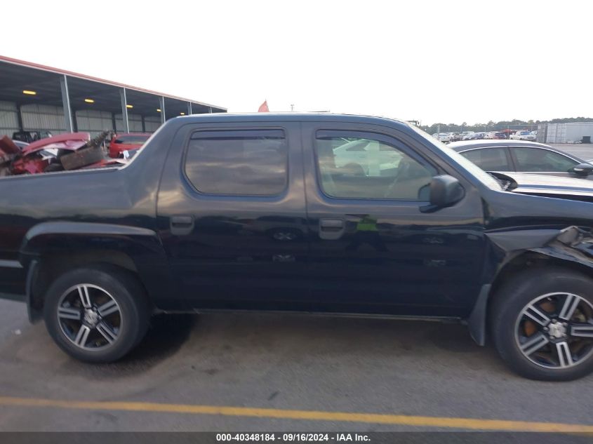 2013 Honda Ridgeline Sport VIN: 5FPYK1F79DB001623 Lot: 40348184