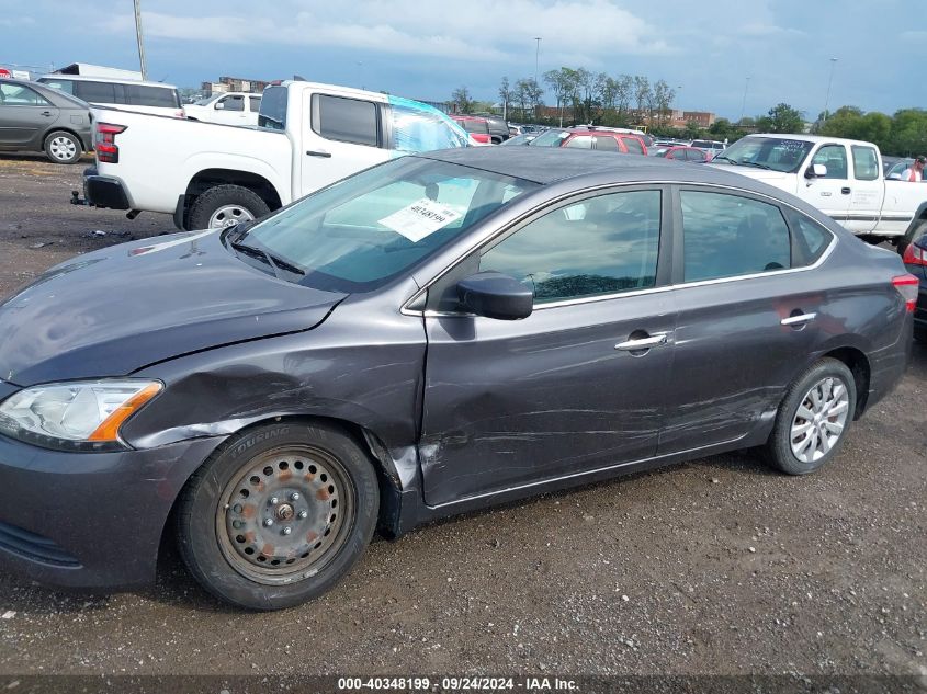 2015 Nissan Sentra Fe+ S/S/Sl/Sr/Sv VIN: 3N1AB7AP4FL680325 Lot: 40348199