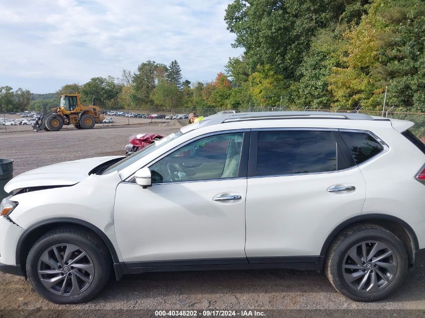 2016 Nissan Rogue Sl VIN: 5N1AT2MV3GC755046 Lot: 40348202