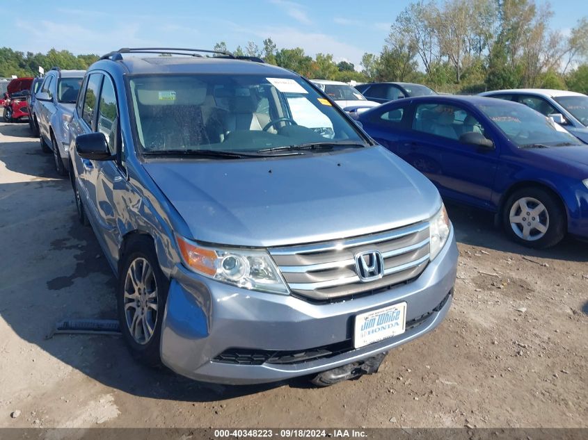 2013 Honda Odyssey Ex-L VIN: 5FNRL5H62DB058011 Lot: 40348223