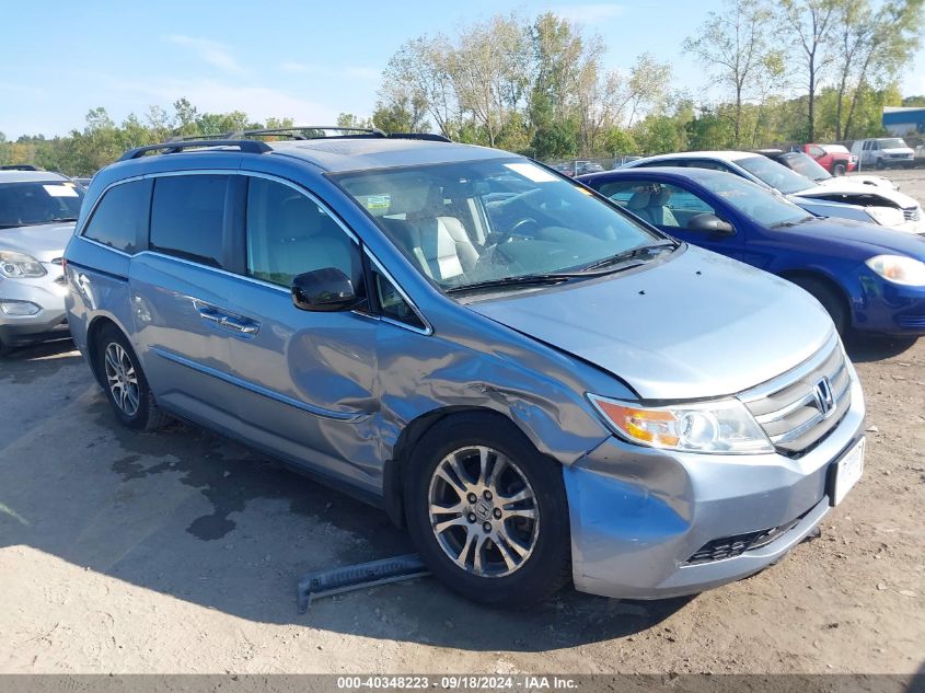 2013 Honda Odyssey Ex-L VIN: 5FNRL5H62DB058011 Lot: 40348223