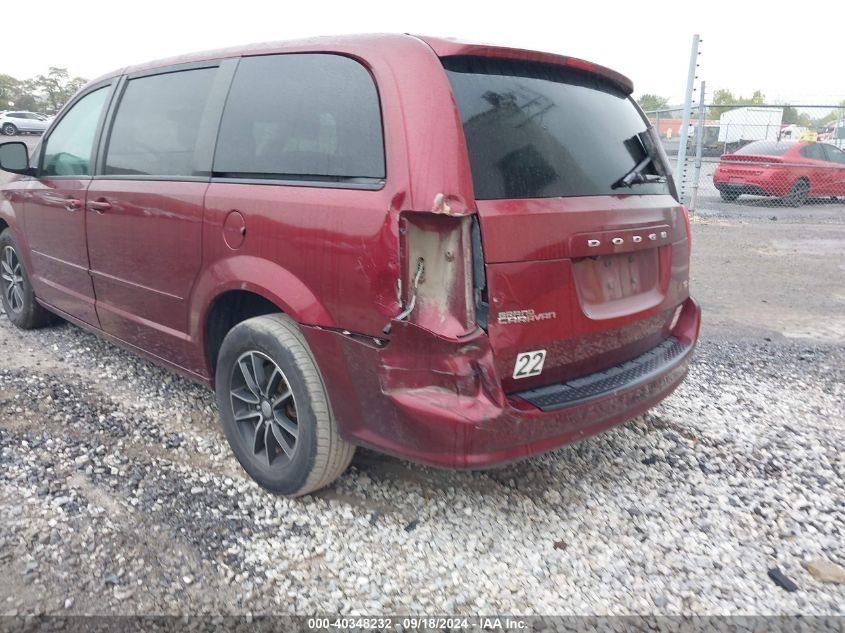 2017 Dodge Grand Caravan Se VIN: 2C4RDGBG3HR836336 Lot: 40348232