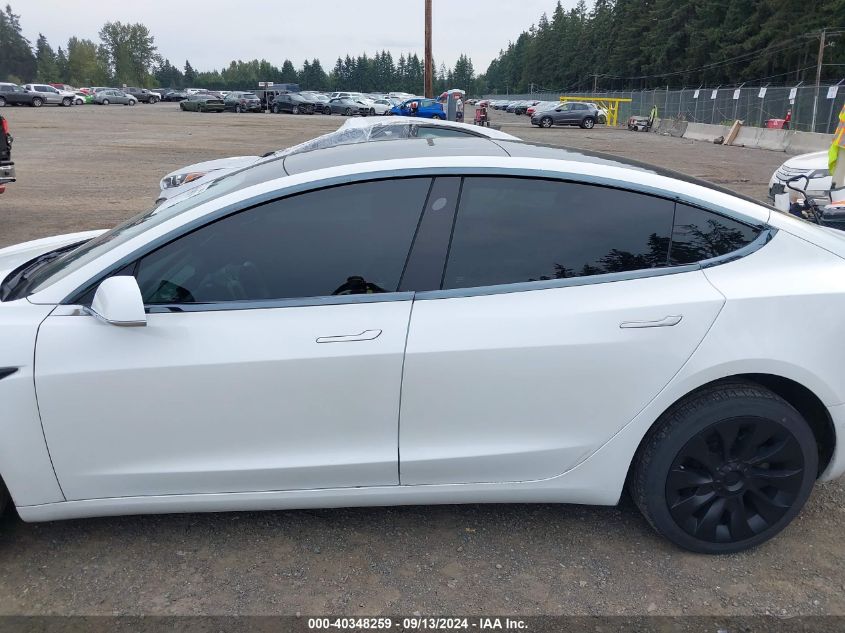 2020 Tesla Model 3 Standard Range Plus Rear-Wheel Drive/Standard Range Rear-Wheel Drive VIN: 5YJ3E1EA3LF612446 Lot: 40348259