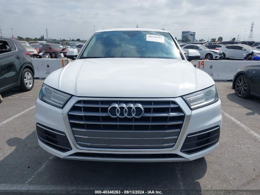 2018 Audi Q5 Premium VIN: WA1ANAFY7J2138644 Lot: 40348263