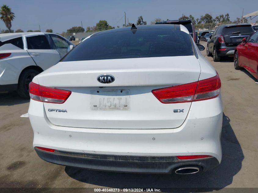 2018 Kia Optima Ex VIN: 5XXGU4L35JG205698 Lot: 40348273