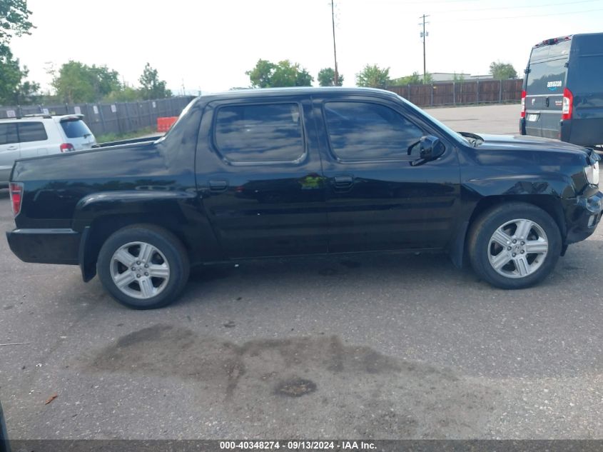 2014 Honda Ridgeline Rtl VIN: 5FPYK1F54EB008088 Lot: 40348274