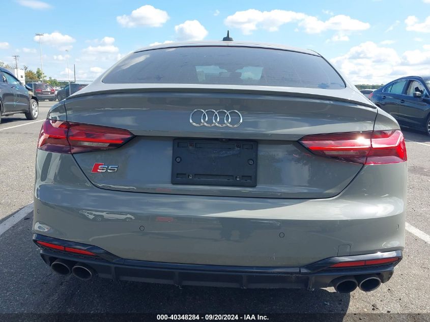 2020 Audi S5 Sportback Premium Plus Tfsi Quattro Tiptronic VIN: WAUC4CF51LA022087 Lot: 40348284