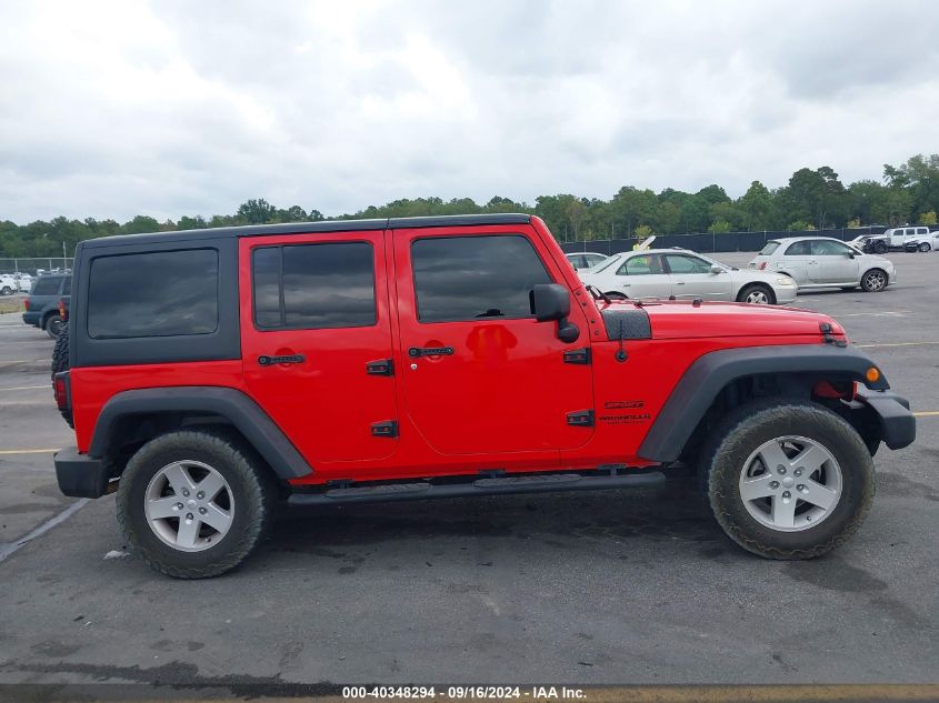 2017 Jeep Wrangler Unlimited Sport VIN: 1C4BJWDG9HL711108 Lot: 40348294