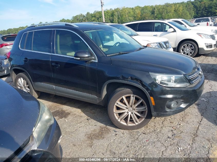 2014 Volkswagen Tiguan Sel VIN: WVGAV3AX1EW612436 Lot: 40348296