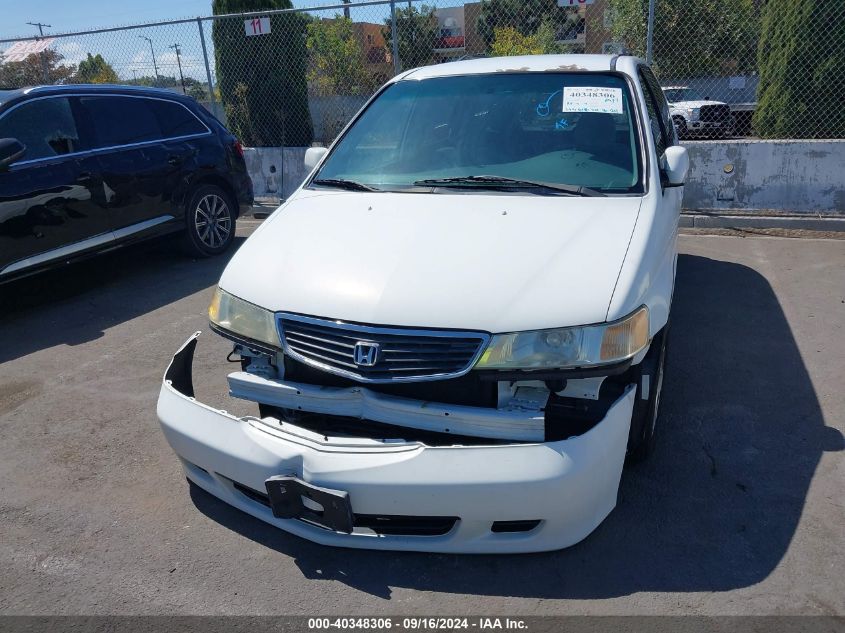 2001 Honda Odyssey Ex VIN: 2HKRL18691H585744 Lot: 40348306