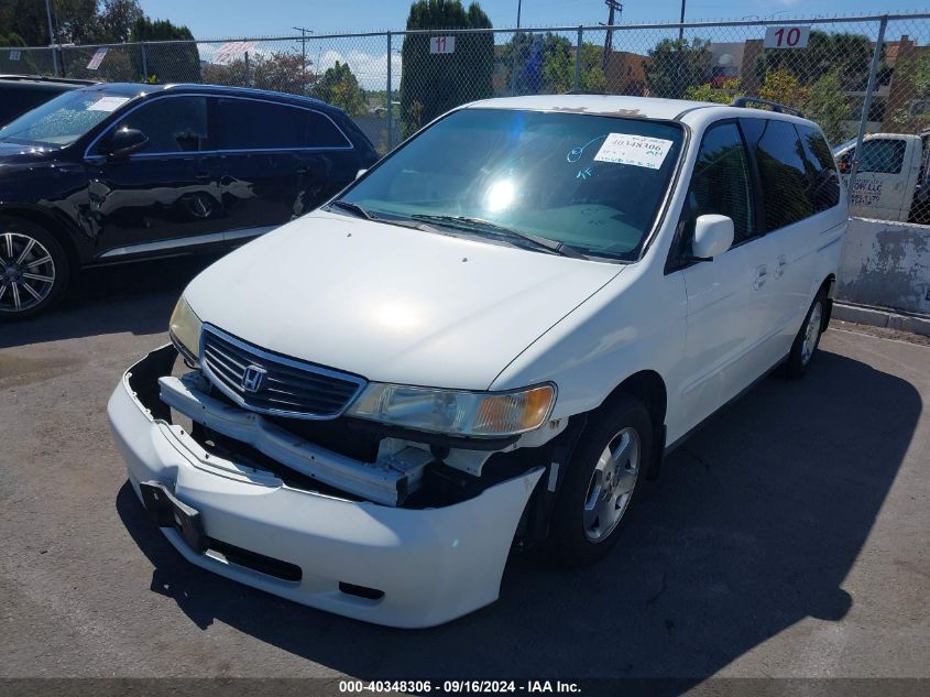 2001 Honda Odyssey Ex VIN: 2HKRL18691H585744 Lot: 40348306