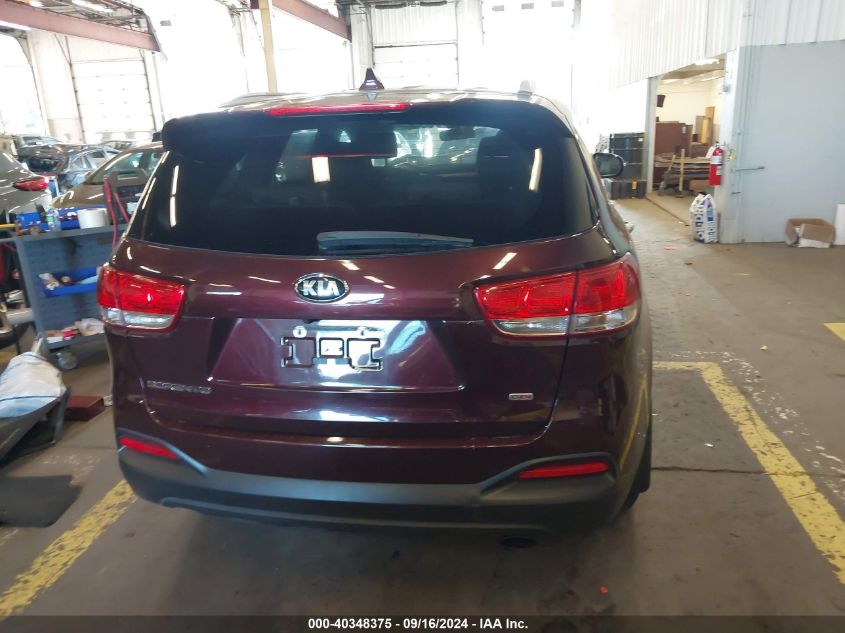 2018 Kia Sorento Lx/L VIN: 5XYPGDA30JG380253 Lot: 40348375