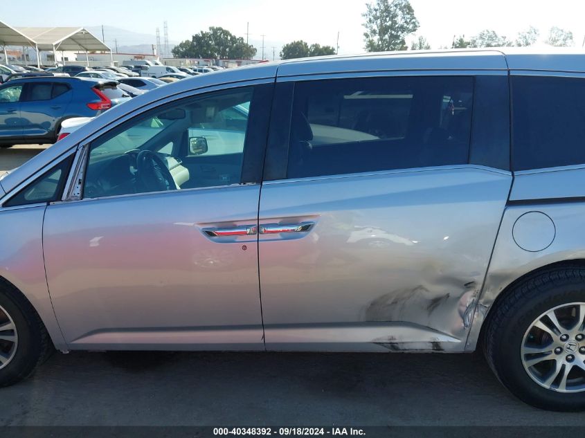 2011 Honda Odyssey Ex-L VIN: 5FNRL5H6XBB044581 Lot: 40348392