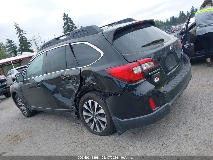 2015 Subaru Outback 2.5I Limited VIN: 4S4BSAJC7F3258424 Lot: 40348398